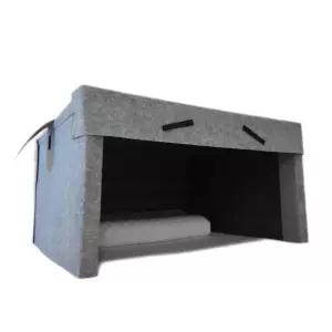 방음 암막 텐트 바람막기 커튼 사계절 낮잠 단열 외풍