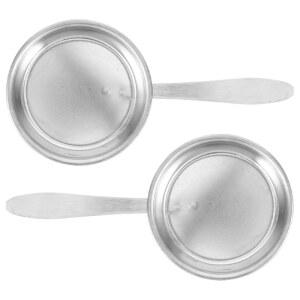 ROPOIR 2Pcs 캔들 소화기, 스너퍼 액세서리 휴대용 윅 스틸 램프용 오일 안전 스테인리스 소화기 다기능 손잡이