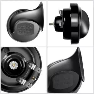 트럭용 HECENVEI 트레인 호른 - 130 DB 슈퍼 라우드 보트 마린 12V 방수 전기 달팽이 자동차 에어 오토바이