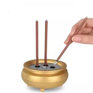 전자향로 향 불교용품 충전식 향로 불교 양초 전기 배터리 전자 촛불 향꽂이