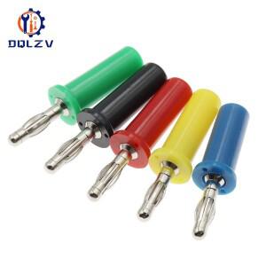 10개 4MM 바나나 플러그 오디오 스피커 증폭기 케이블 와이어 전원 나사 잭