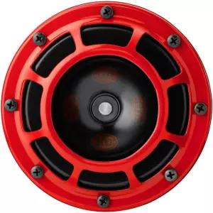 HELLA 003399801 슈퍼톤 12V 하이톤/로우톤 트윈 혼 키트(빨간색 보호 그릴 포함) 2개