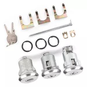 도어 트렁크 키 락 실린더 컷래스 도어/트렁크 잠금 장치 세트 키트 654394765282 교체