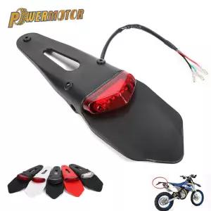 스즈키 HUSQVARNA DRZ40 TE250 RMZ250 TE300 RMZ450 용 12V LED 미등 브레이크 램프가있는 오토바이 후방