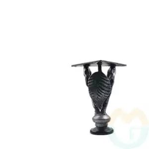 굿마켓 엔틱 DIY 가구 다리 블랙 150mm 가구발 의자다리