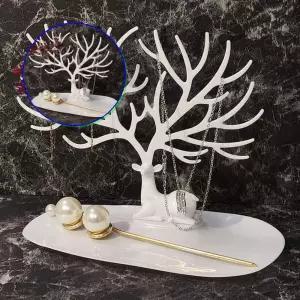 쌍문상회 보관함 사슴모양 스러운 액세서리 정리 목걸이 소품 거치대 쥬얼리진열대