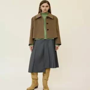 나이스클랍 WOW 언발란스 플리츠 스커트 N253MWS813 295644