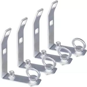 티밀지 로드 스톱 교체용 T슬롯 트럭 크로스 바 사다리 장작 스키 스노보드 카약 루프탑 랙 루프 액세서리