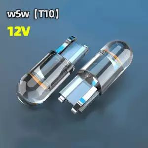 10PCS T10 W5W COB LED 전구 자동차 웨지 주차 조명 자동 번호판 램프 돔 읽기 12V 유니버설