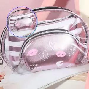 쌍문상회 여행용 실속형 3종세트 수납정리 PVC 캐리어파우치