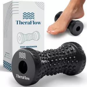 발바닥 근막염 를 위한 테라플로우 발 마사지기 - 신경병증 휴대용 및 경량 360° 지압 너트