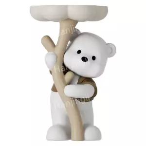 장식품 인테리어 인형 협탁 곰 장식 옆 침대 트레이