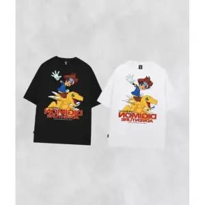 오드스튜디오 [디지몬 어드벤처] TaichiAgumon Overfit T-shirt - 298939