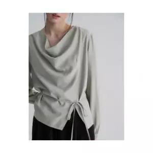 에잇세컨즈 8SECONDS 카울넥 블라우스 라이트 그레이 356364WM12 373423