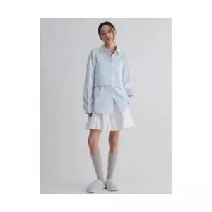 에잇세컨즈 8SECONDS 스트라이프 파자마 뷔스티에 셋업 스카이 블루 356364CC1Q 373421