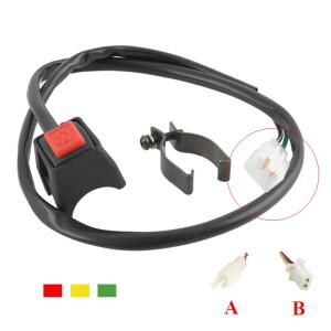 22mm 내구성 ATV 바이크 오토바이 듀얼 스포츠 쿼드 스타트 혼 킬 오프 스톱 스위치 버튼 액세서리 제어 핸