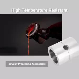 로카덴스 모래 주조 샌드박스 내열 알루미늄 합금 원통형 용융 포트 DIY 금속 주얼리 용기 제조업체 수리용