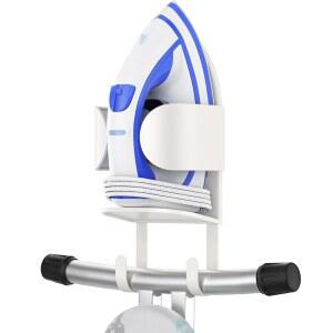 세탁실용 ORLESS 벽걸이, 다림질 홀더, 걸이, 금속 흰색 다리미 보드 홀더 대형