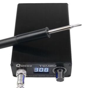 가열 T12-951 LED 디지털 납땜 스테이션, P9 플라스틱 손잡이가  전자 인두 용접 도구