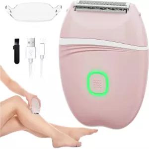 XYOUWE 여성용 전기 면도기 충전식 습식 및 건식 비키니 언더암 다리 팔 바디 페이스 전용 구역