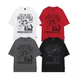 오드스튜디오 [디지몬 어드벤처] AngemonDevimon Overfit T-shirt - 435095