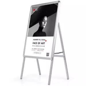 A형입간판 철제 배너 가게 입구 메뉴판 거치대 스탠드