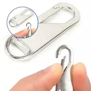 쌍문상회 가방의류 수리용 실버 퍼수선 편리한 5P 퍼손잡이 호환사용형 자크교체