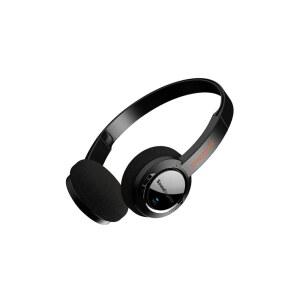 sound blaster jam v2 온이어 경량 블루투스 소음 음성 5.0 및 헤드폰, 레이턴시, 감지 감소, 수명 배터리 무선 22시간 로우 연결, hd, usb-c, aptx 멀티포인트
