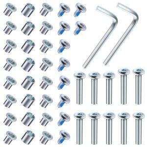 코스모스 인라인 스케이트 액슬 스페이서 나사 교체, 롤러 블레이드 휠 베어링 수리 도구 롤러블레이드 교체 액세서리(앨런 렌치 포함)