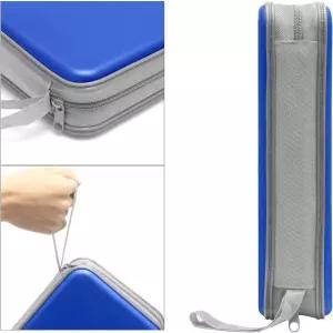 시벳 CD 케이스 홀더 80개 용량 CD/DVD 지갑 하드 플라스틱 DVD 디스크 보관 바인더 자동차 홈 오피스