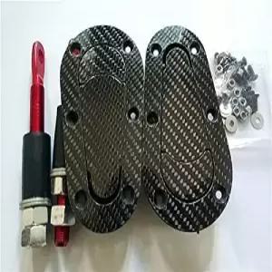 카본 파이버 레이싱 카 보닛 플러스 플러시 마운트 후드 래치 스틸 핀 잠금 키트