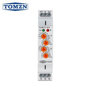TOMZN TORT7-S1 타이머 릴레이 비대칭 사이클러 자동 루프 지연 T1-온 타임 T2-오프 AC230V 50/60Hz 교통