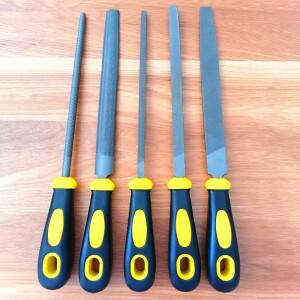 8인치 메탈 줄 다이아몬드 연삭 강철 둥근 작은 평면 혼합 6인치 10인치 유지 보수 목공 도구