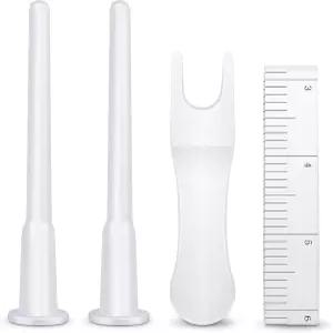 트라이더 4피스 운동 볼 플러그 교체 키트 흰색 PVC 풍선 요가 액세서리