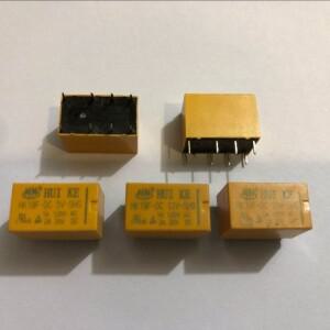 10PCS 코일 DPDT 8 핀 2NO 2NC 미니 전원 릴레이 PCB  HUI KE HK19F HK19F-DC5V-SHG