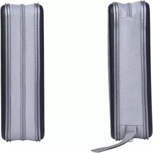 UENTIP CD 케이스 96 용량 홀더 하드 플라스틱 보관 지갑 보호 CD/DVD (96 블랙)