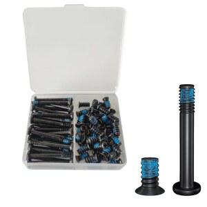 이지카고 케이스 팬 나사, AIO 쿨러 나일론 셀프 잠금 30mm unc 6-32 나사 길이 + PC 10mm, 60mm 80mm 90mm 92mm 120mm 140mm 240mm 360mm 라디에이터