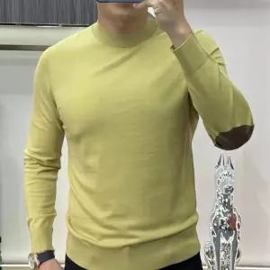 포뇨2 남자 폴라티 반폴라 풀오버 긴팔 빈티지 스판 무지 니트티셔츠 OPH5