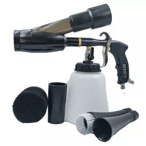 토네이도 공기 조절기 베어링 튜브 내구성이 뛰어난 검정색 건 콤보 진공 어댑터 2IN1(총 1개)