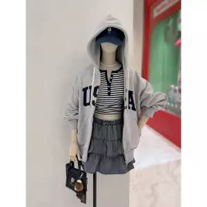 후아유 USA Over fit Hood Zip-up WHMZG2291U 463756