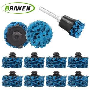 1인치 퀵 체인지 스트리핑 디스크 개의 패드 홀더 페인트 및 녹 제거제 스트리퍼로 쉽게 스트립과 클린