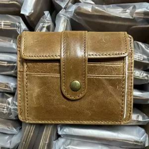 포뇨2 남성 장지갑 레더 지갑 캐주얼 동전 빈티지 클래식한 반 OPH5