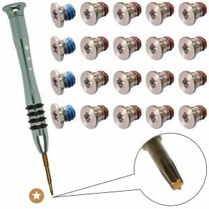 MacBook Pro 13 또는 15인치 레티나 디스플레이 A1398 A1425 A1502 2012-2015, 하단 케이스 커버 P5 펜탈로베 수리 도구 키트 노트북 PC용 드라이버 교체 나사 2세트