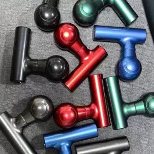 고주파 다기능 미니 전기 근막 건 USB 충전 컴팩트 및 경량 3 개의 마사지 기어