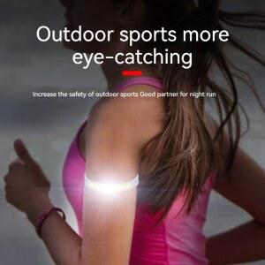 초경량 COB 러닝 라이트 유형 TABLE 충전 방수 경고등 방지 팔찌 경량