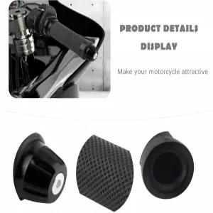 2PCS 모터사이클 핸들바 그립 7/8인치 및 1인치 튜닝 액세서리 혼다 야마하 스즈키와 호환 자동차 장식용