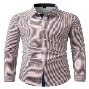 슬램덩크 캐주얼 남성 프린트 셔츠 유럽사이즈 빅사이즈 긴팔 체크 스트라이프 HO1