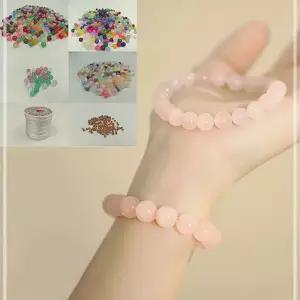 비즈공예 부자재 모음 유리 구슬 팔찌 키링 우레탄실 IWE8CC61