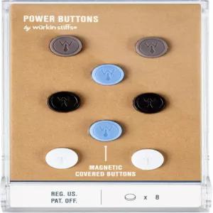 뷔르킨 마그네틱 전원 버튼 팩 8개 강화 칼라용 자석 보관 케이스에 상어 탱크에서 볼 수 있음