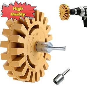 20/25/88/100mm 자동차 스티커 제거기 고무 지우개 휠 드릴 어댑터 키트 페인트 클리너 폴리시 액세서리